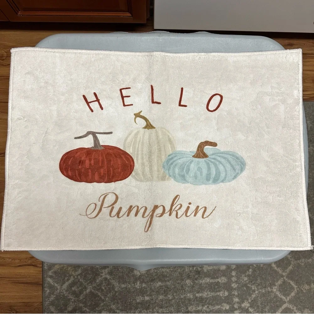 Autumn Pumpkin Floor Rug